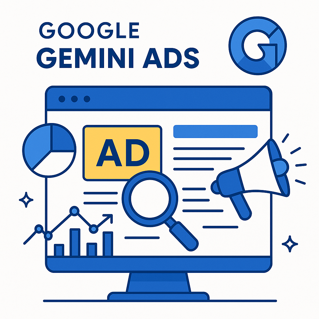 Google Gemini Ads illustration